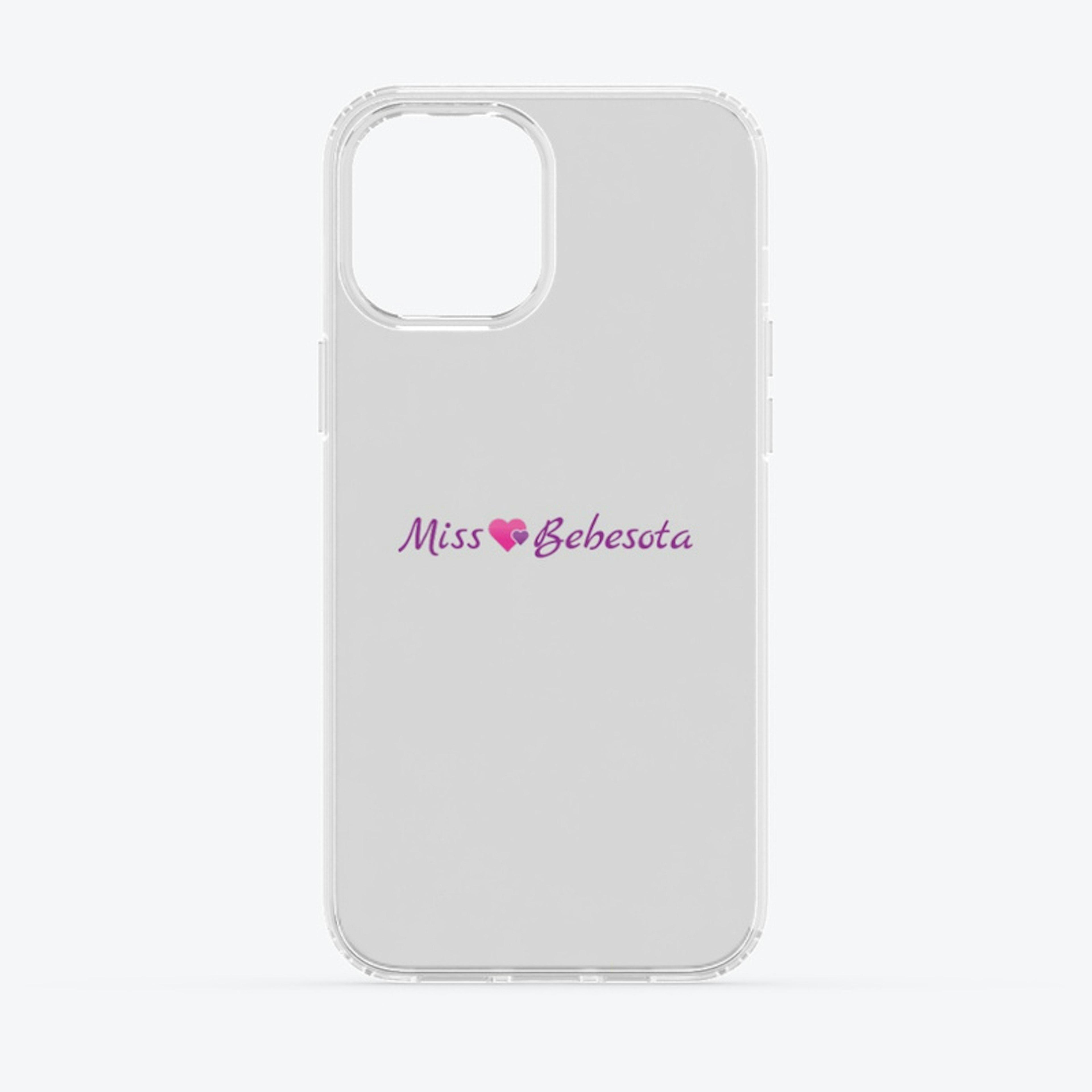 Miss Bebesota iPhone Clear Case
