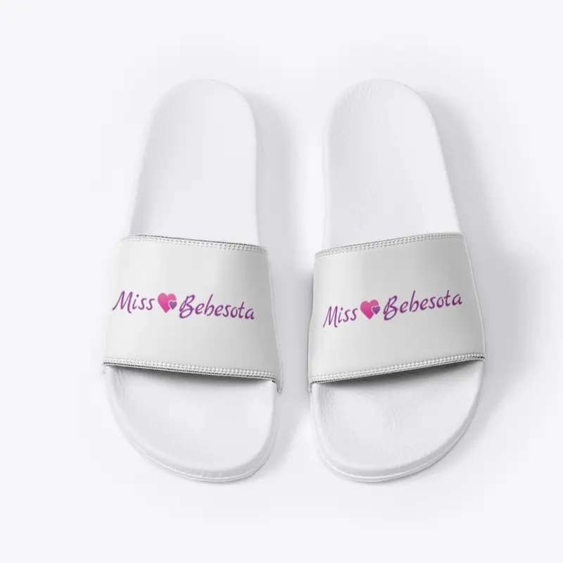 Miss Bebesota Slides - White Base