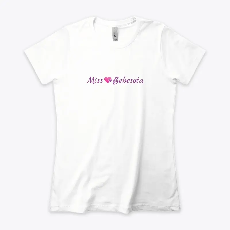 Miss Bebesota Boyfriend Tee - White